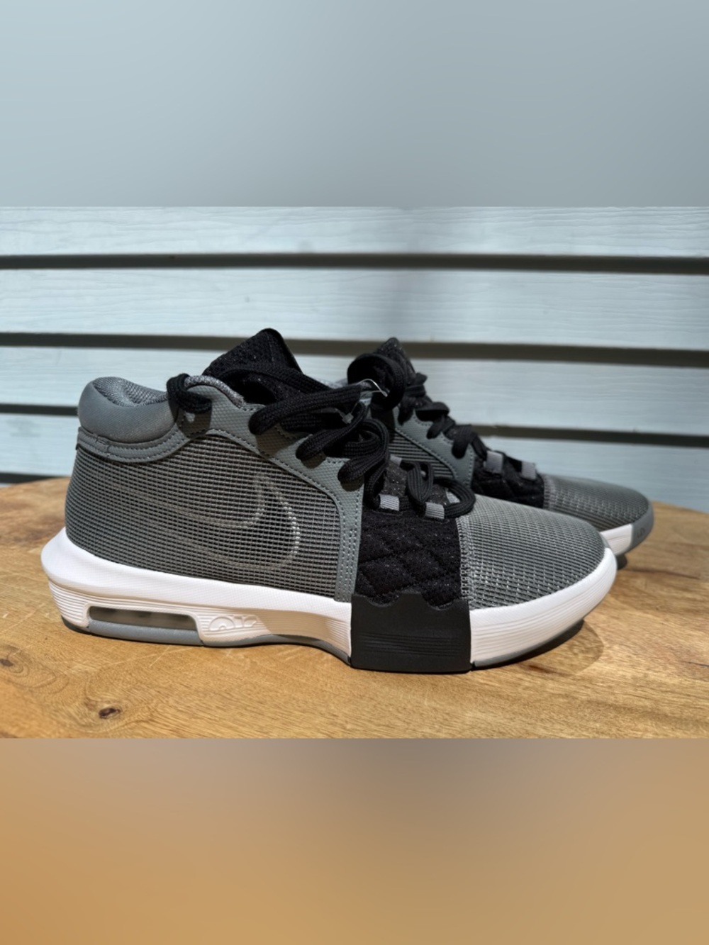 Nike LeBron Witness 8 Cool Grey Black Men's Basketball Sneakers FB2239-004
